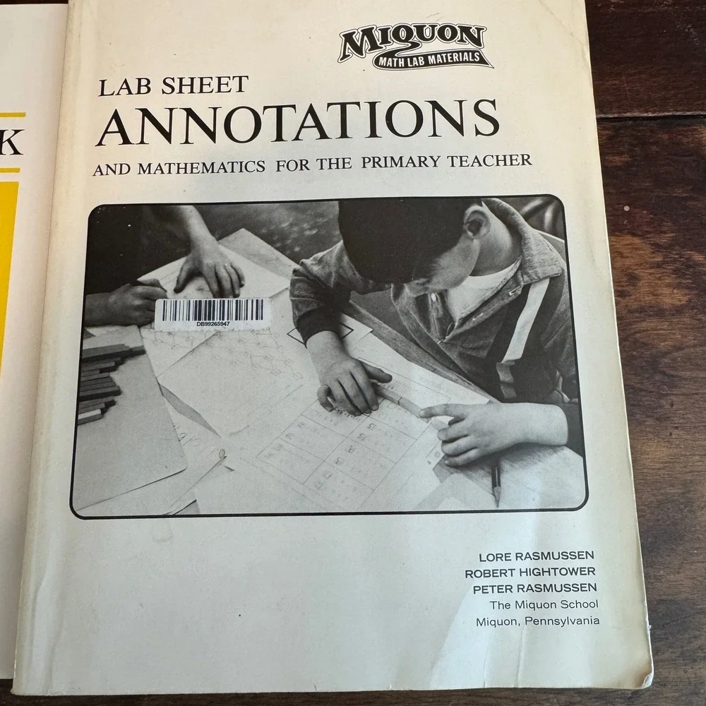 Miquon Math Lab Materials: The Yellow Book & Annotations‎ for Teacher